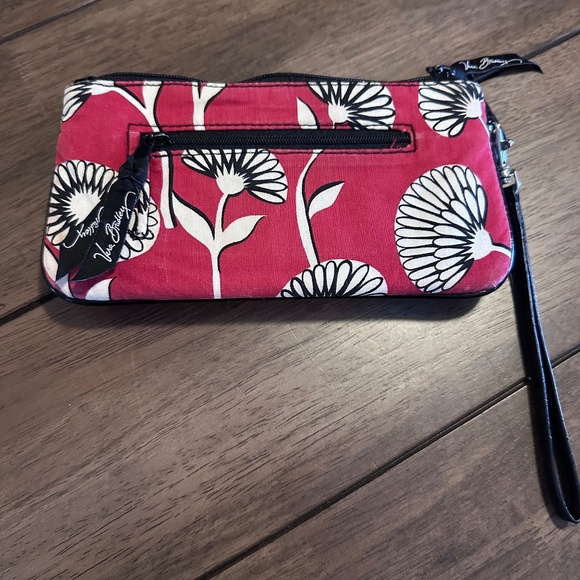 Vera Bradley Retired Deco Daisy & Houndstooth Wristlet Wallet w Checkbook Holder - Picture 6 of 15